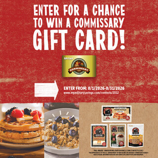 Kodiak Cakes $100 Commissary Gift Card Sweepstakes