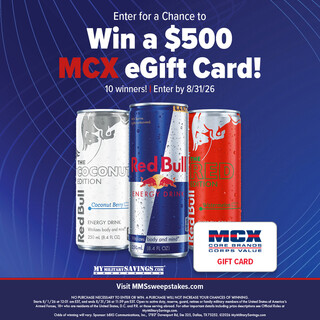 Enter for a Chance to Win a $500 MCX EGIFT Card