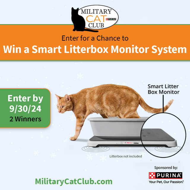 Enter for a Chance to Win a Smart Litterbox Monitor System