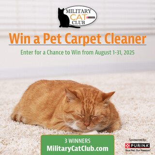 Enter for a Chance to Win a Pet Carpet Cleaner