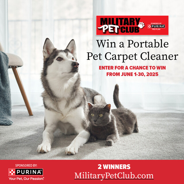 Enter for a Chance to Win a Portable Pet Carpet Cleaner
