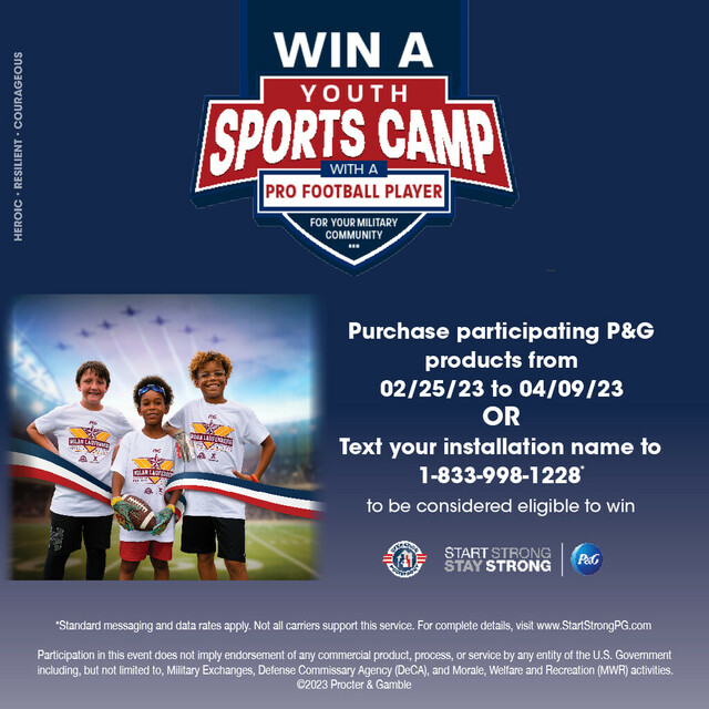 Enter for a Chance to Win a Youth Sports Camp with a Pro Football Player