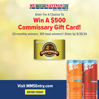 Enter for a Chance to Win a $500 Commissary Gift Card