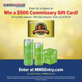 Enter for a Chance to Win a $500 Commissary Gift Card