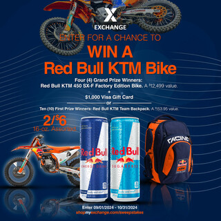 Enter for a Chance to Win a Red Bull KTM Bike