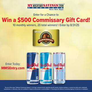 Enter for a Chance to Win a $500 Commissary Gift Card