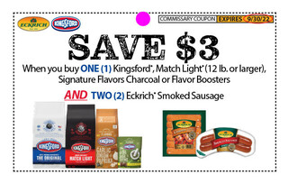 Look for this Kingsford and Eckrich Coupon at your local Commissary