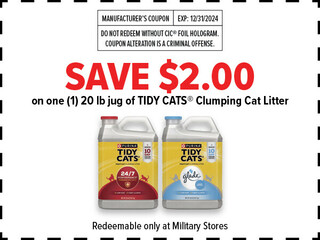 Save $2.00 on TIDY CATS®