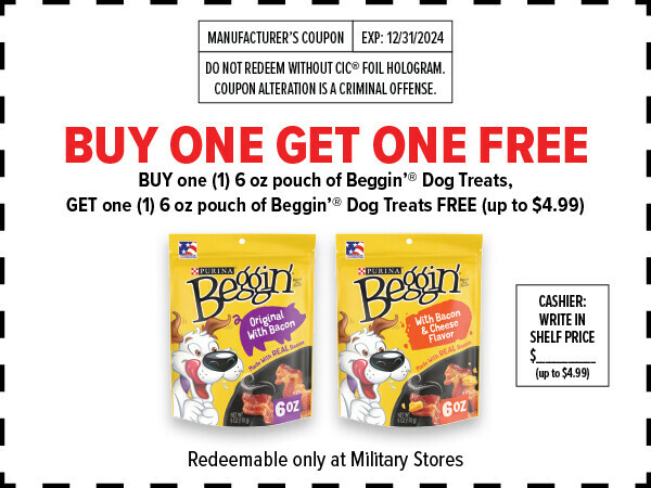 BUY one Beggin’® GET one FREE