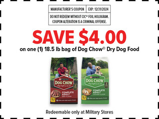 Save $4.00 on Dog Chow®