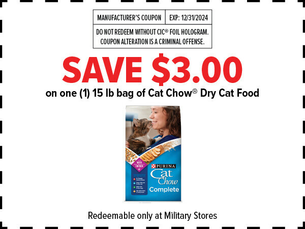 Save $3.00 on Cat Chow®