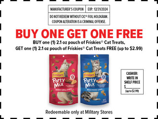 BUY one Friskies® GET one FREE