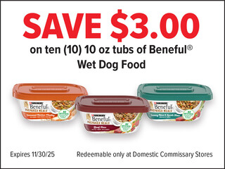 Save $3.00 on Beneful® Wet Dog Food