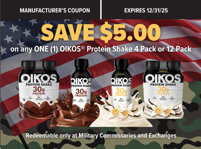 Save $5.00 on OIKOS® Protein Shake