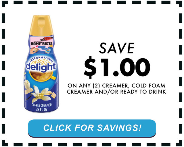 $1.00 off on any Creamer, Cold Foam Creamer and/or Ready To Drink