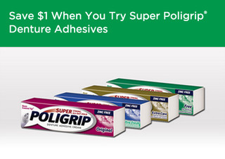 Save $1 on Super Poligrip