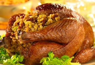 Turkey and Cornbread Stuffing with Sun-Dried Tomatoes