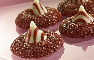 KISSES Red Velvet Chocolate Blossoms Recipe