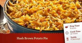 Hash Brown Potato Pie