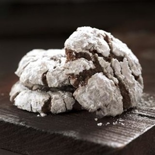 Chocolate Crackled Cookies