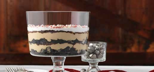 Festive Minty Mocha Trifle