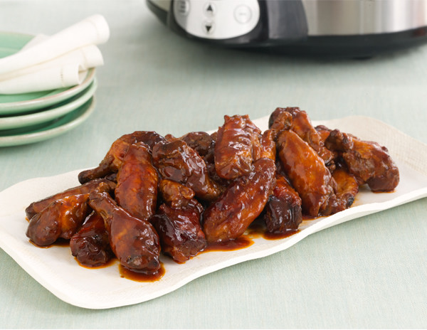 Saucy Slow-Cooker Party Wings