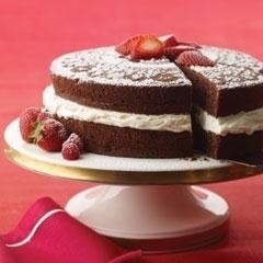 Bavarian Cloud Cake with Tea-laced Whipped Cream