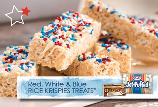 Red, White & Blue RICE KRISPIES TREATS®