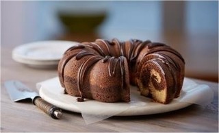 Chocolate Syrup Swirl Cake