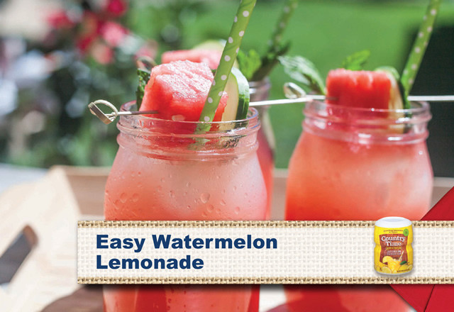 Easy Watermelon Lemonade