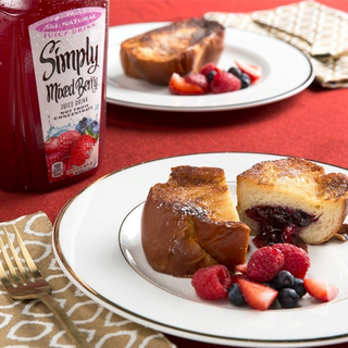 Simply Mixed Berry Stuffed French Toast