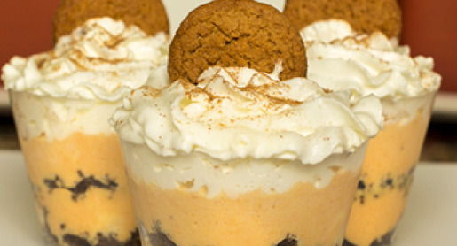 Pumpkin Ice Cream Parfait