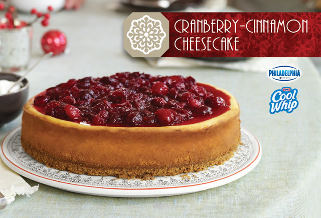 Cranberry-Cinnamon Cheesecake