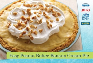 Easy Peanut Butter-Banana Cream Pie