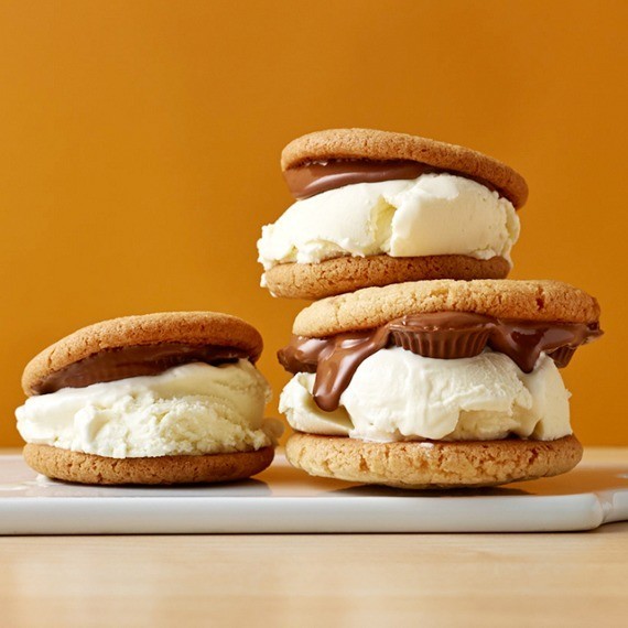 Peanut Butter Cup Ice Cream Sandwich