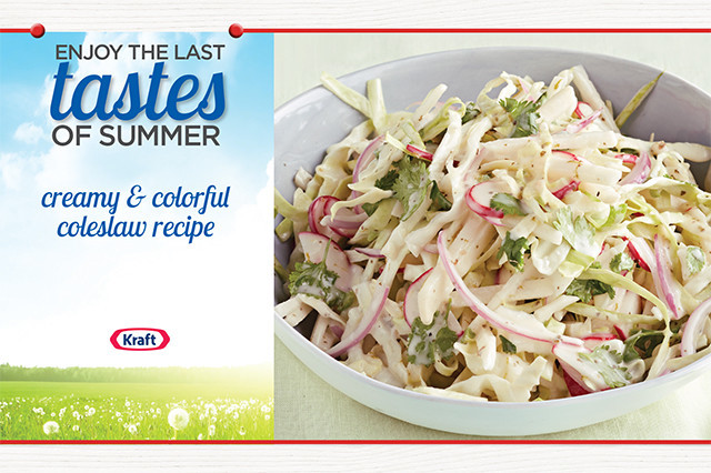 Creamy & Colorful Coleslaw