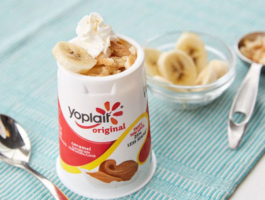 Banana Caramel Pudding Yogurt Cup