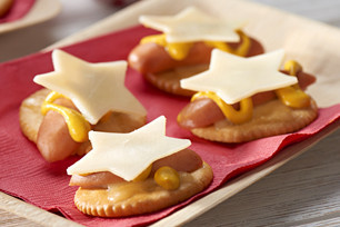 RITZ Cheesy Hot Dog Star Toppers