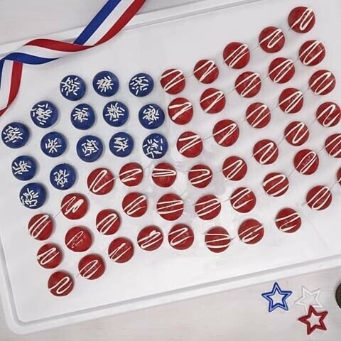 American Flag OREO Cookie Balls