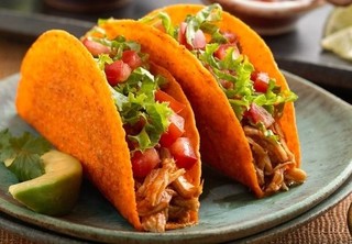 Slow-Cooker Chicken-Nacho Cheese Tacos