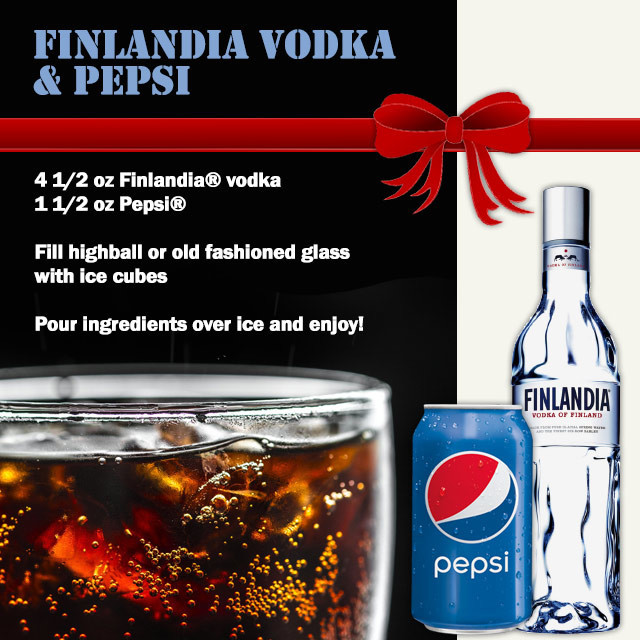 Finlandia Vodka & Pepsi