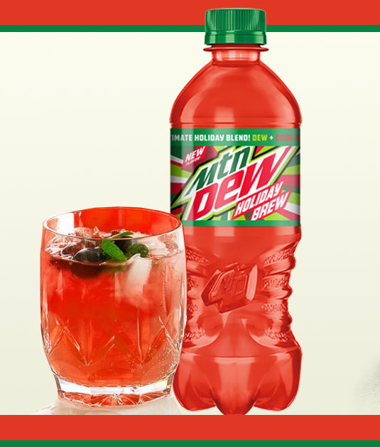 Mountain Dew Holiday Brew & Vodka