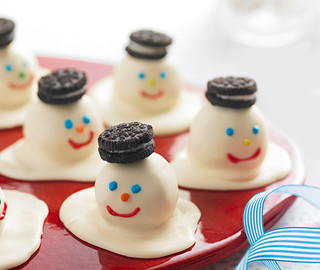 Melting Snowmen Cookie Balls