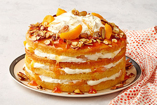 Apricot-Almond Cream Cake