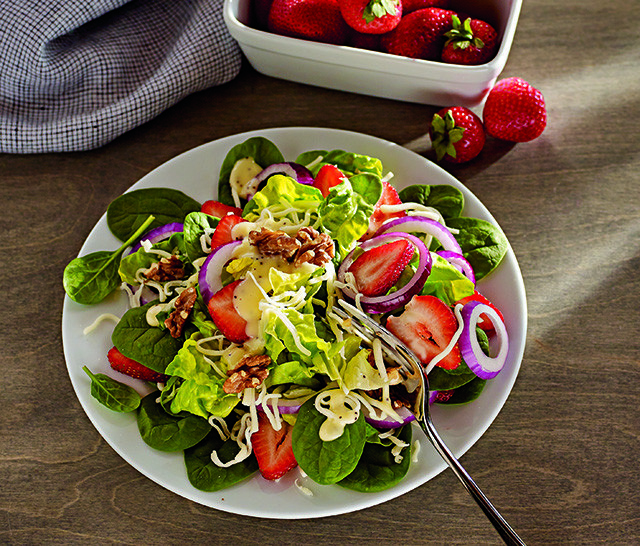 Layered Strawberry Salad