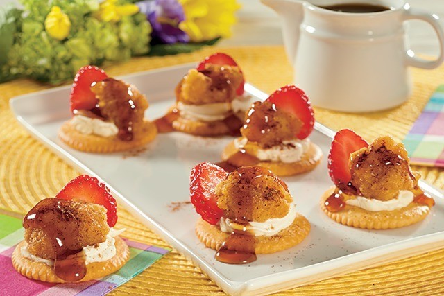 RITZ "Chicken & Waffle" Toppers