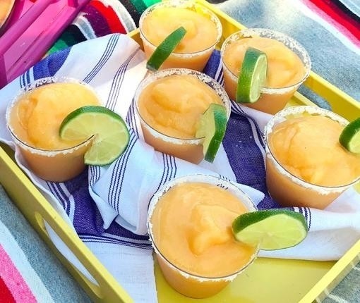 Big Batch Peach Margaritas