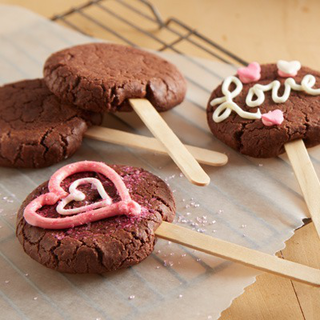 Valentine Chocolate Cookie Pops