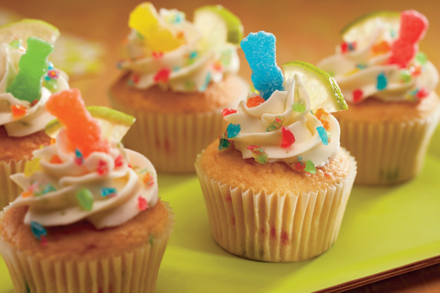 SOUR PATCH KIDS Fiesta Fun Cupcakes