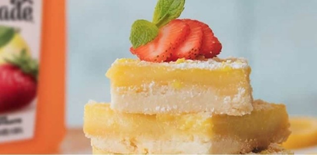 Simply Berry Lemon Bars Recipe